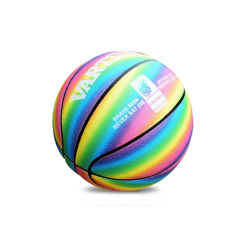 VARTSING PU Basketball Rainbow Individual 7/6/5/4 Size Training Unisex-3
