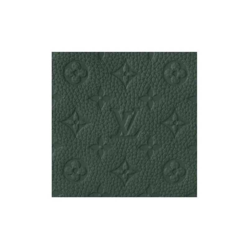 LOUIS VUITTON CHRISTOPHER Taurillon Monogram Embossed Cow Leather Backpack Medium Size Men's Forest Green-5