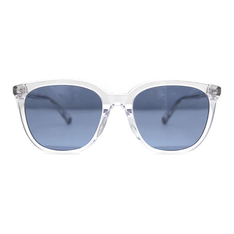 COACH Plastic Square Sunglasses Unisex Silver-1