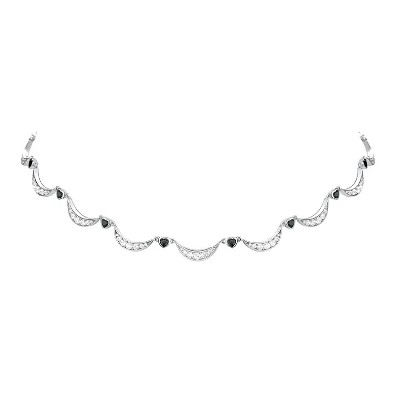 FANCI S925 Silver Set With Gemstones Necklaces Women's-0