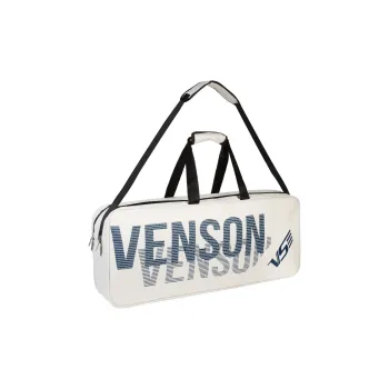 Venson Badminton Racket Bags 6 Pcs Pack Fashion, Trendy, Sporty Style Shoulder Bag White Unisex Side Storage Pocket