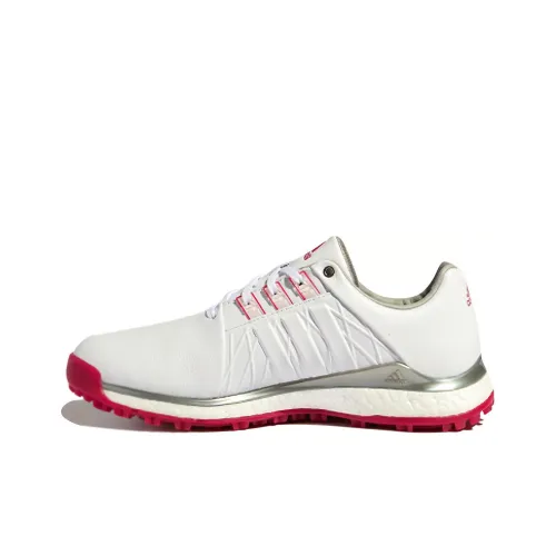 Adidas Tour360 Golf Shoes Women's Low-Top White/Red