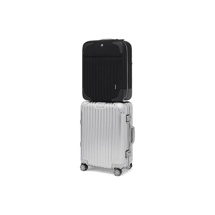 RIMOWA Never Still Canvas With Full-Grain Leather Backpack Unisex Black-7