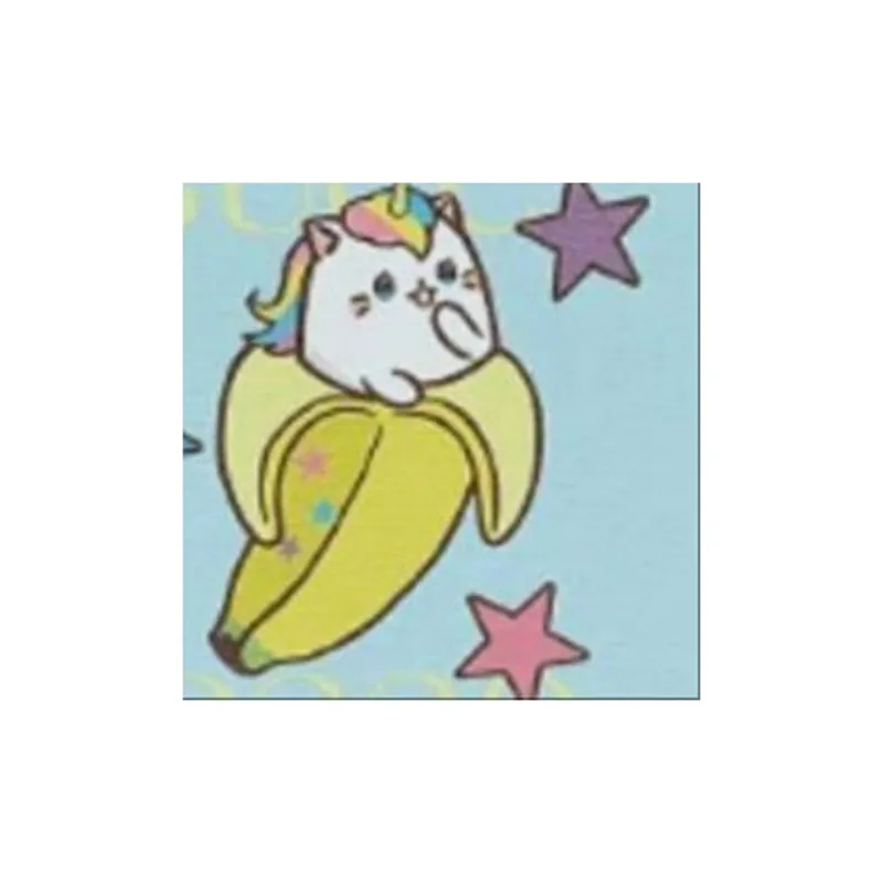 GUCCI Bananya Banana Meow Collaboration Limited Edition Leather Wallet Women's Light Blue-1