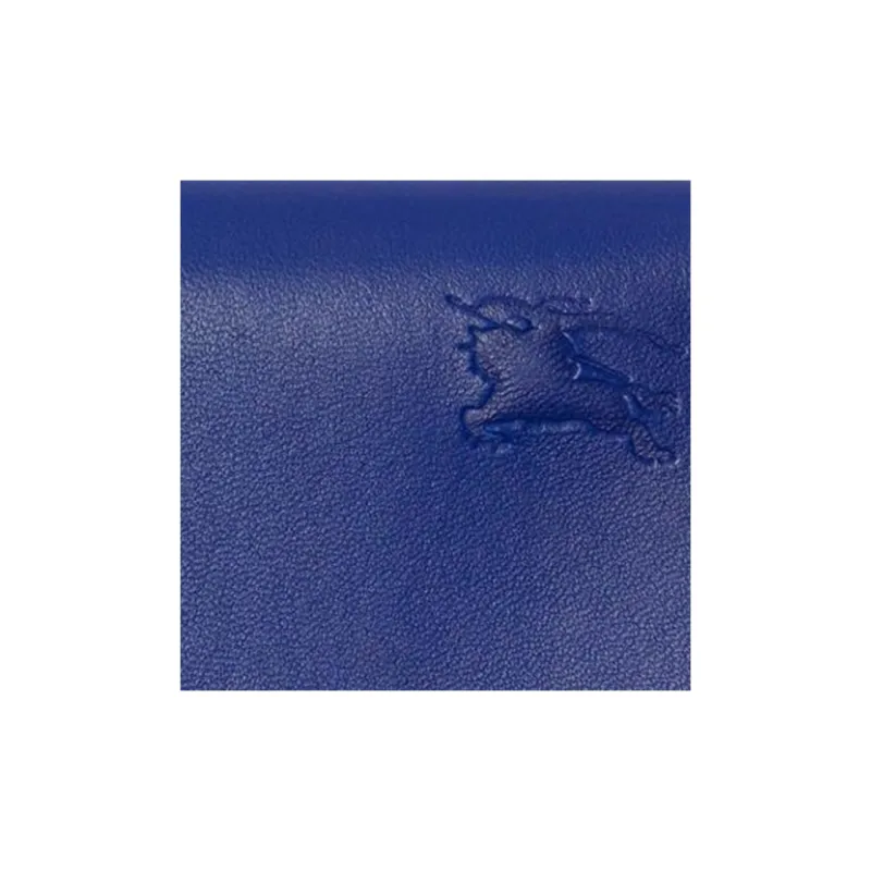 Burberry Lambskin Coin Purse Women's Knight Blue-3