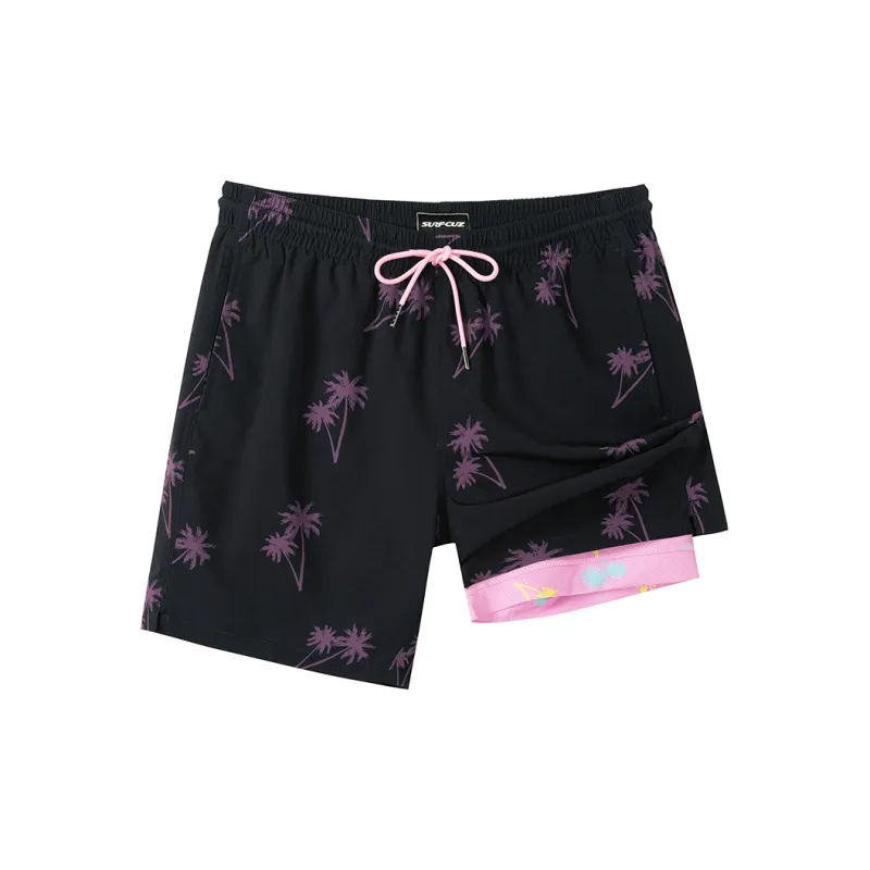 SURFCUZ Beach Shorts Men's Black-1