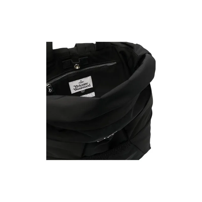 Vivienne Westwood Bioresorbable Polyester Backpack Regular Men's Black-3