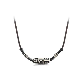 Seven Little Craftsmen Agate Jade Necklaces Unisex