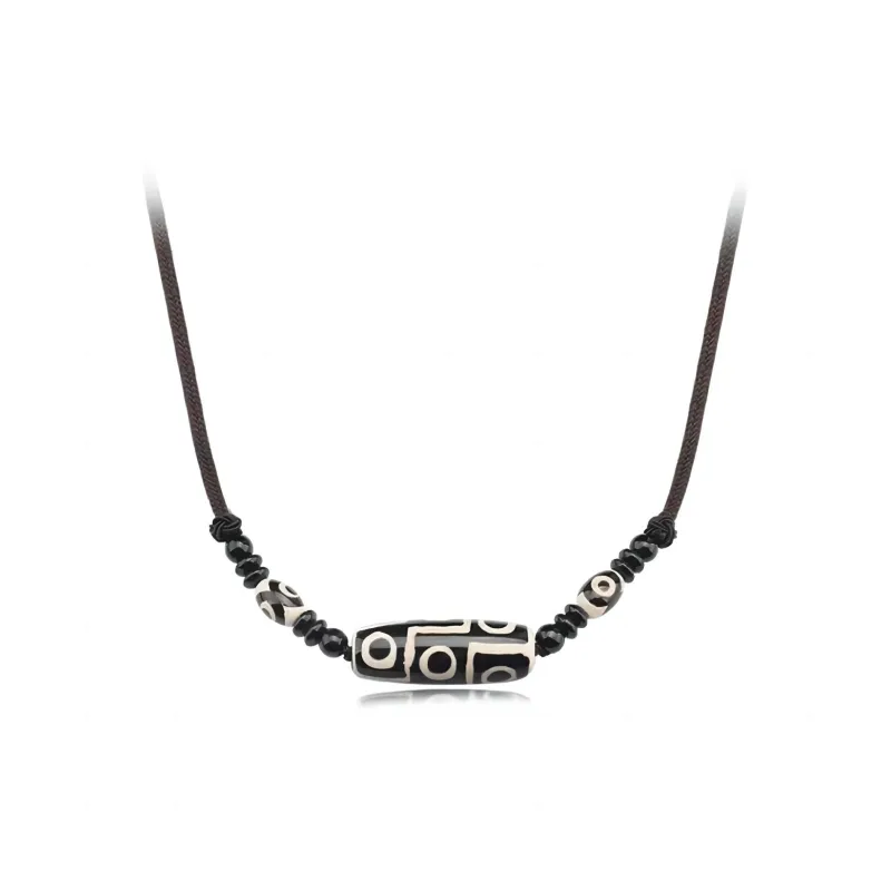 Seven Little Craftsmen Agate Jade Necklaces Unisex-0