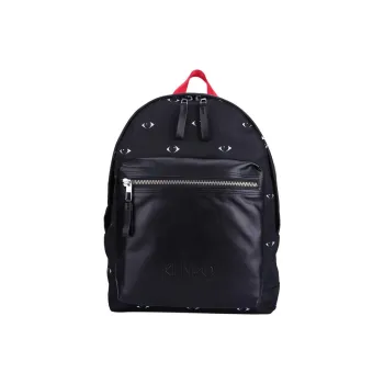 KENZO Fabric With Leather Backpack Men's Black
