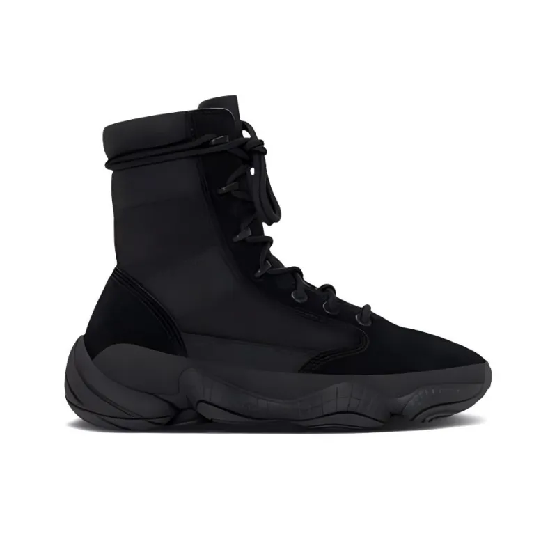 Adidas 500 Tactical Durable Breathable High-Top Outdoor Shoes Men's Black-1