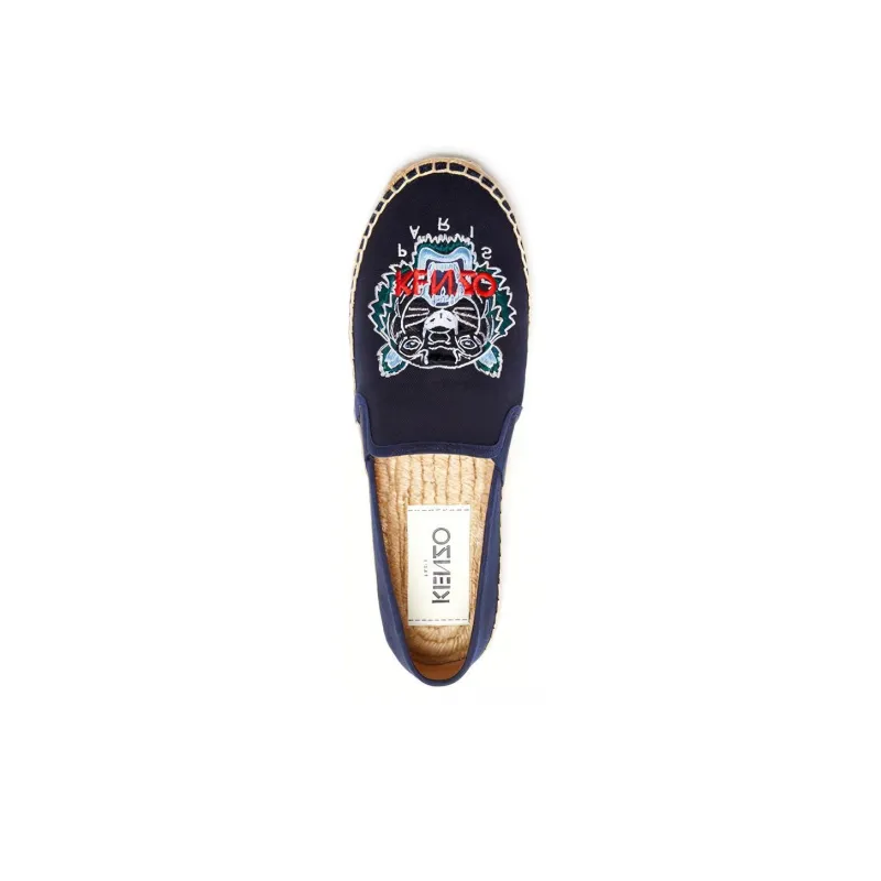 KENZO Tiger Espadrilles Casual Single Shoes Women's Marine Blue-4
