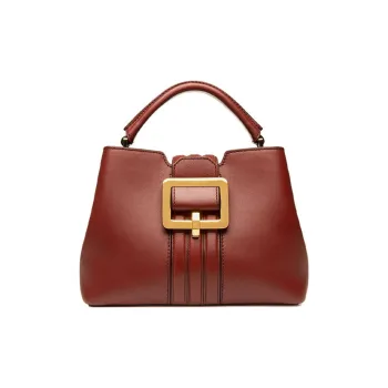 BALLY Leather One Shoulder Handbag Regular Women's True Red