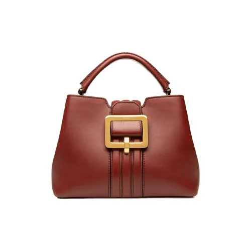 BALLY Leather One Shoulder Handbag Regular Women's True Red