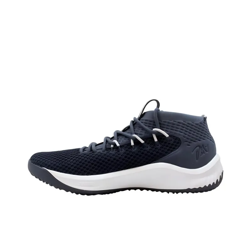 Adidas Cushioning Wear-Resistant Low-Top Running Shoes Unisex Blue White-0