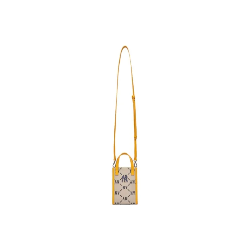 MLB Monogram Collection Cellphone Pouches Yellow Brown Multicolor-4