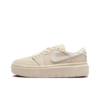 Jordan Air Jordan 1 Cushioning Anti Slip And Wear Resistant Low Top Vintage Basketball Shoes Women's Ecru