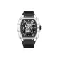 White Case Black Dial Black Tapes