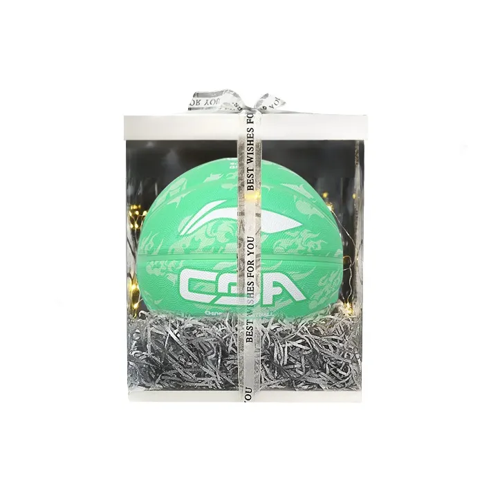 LiNing Rubber Basketball Green Size 5 Training Kids'-11
