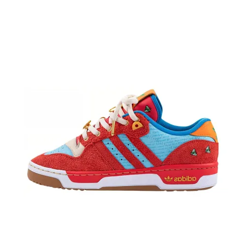 Adidas Rivalry Skateboard Shoes Unisex Low-Top Red/Blue