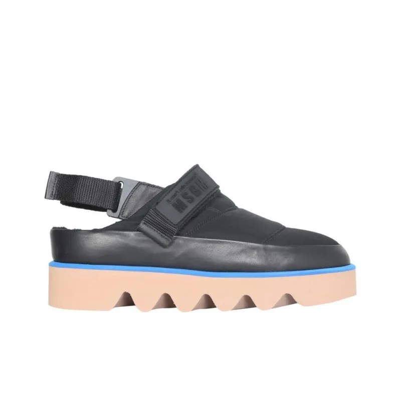 MSGM Anti Slip Wear Resistant Low Top Casual Shoes Women's Black-1