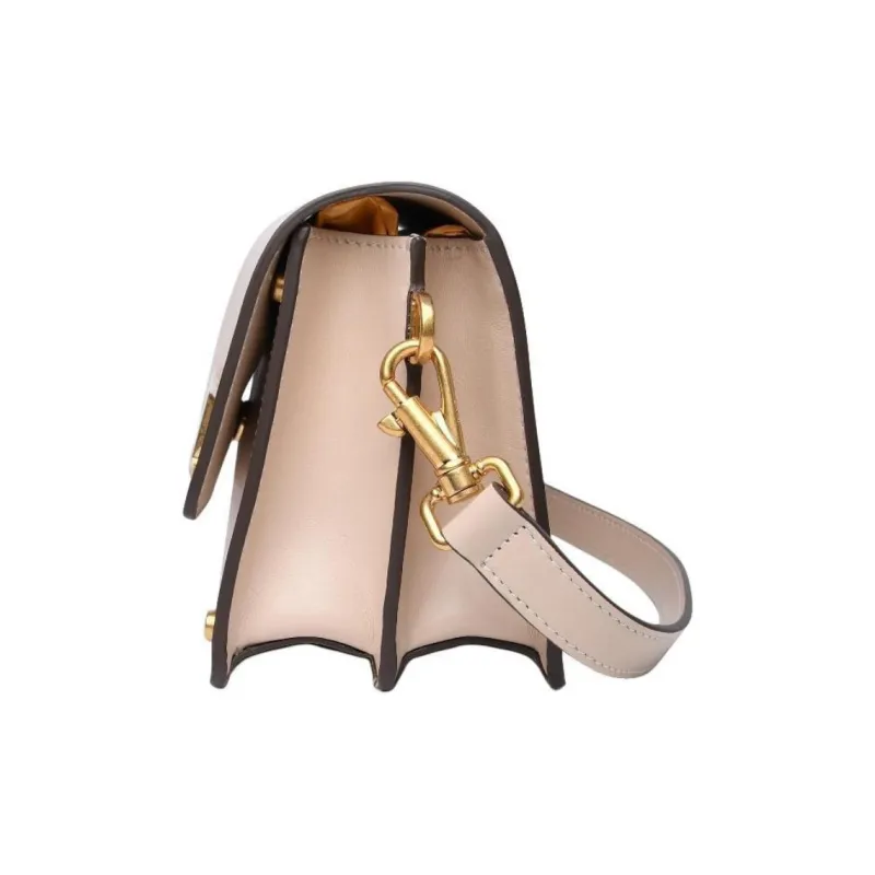 TOD'S Leather Clutches Crossbody Bag Shoulder Bag Women's Cream-1