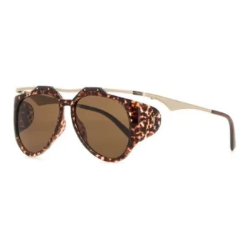 SAINT LAURENT Aviator Frame Sunglasses
