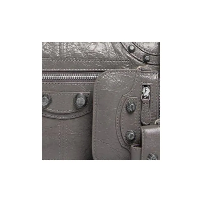 Balenciaga Le Cagole Arena Lambskin Flap Messenger Bag Shoulder Bag Crossbody Bag Extra Small Men's Dark Gray-5