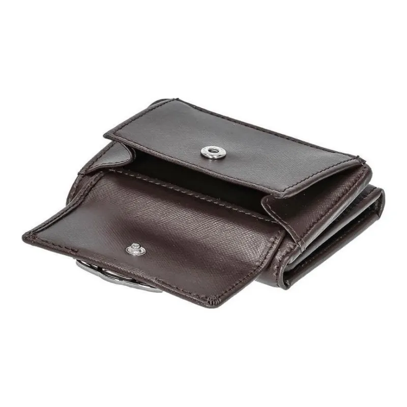 Vivienne Westwood Cow Leather Wallet Women's Dark Brown-1
