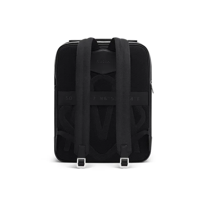 RIMOWA Never Still Canvas With Full-Grain Leather Backpack Unisex Black-3