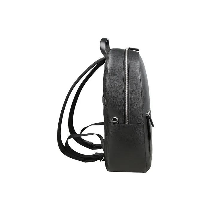MONTBLANC Soft Leather Backpack Medium Size Men's Black-2