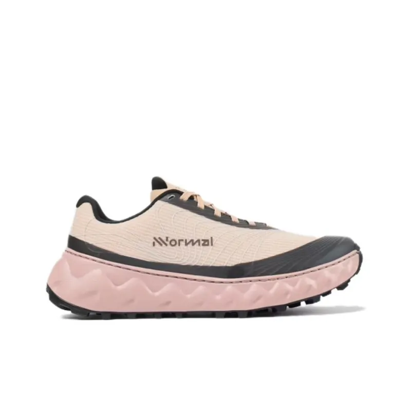 NNormal Cushioning, Wear Resistant Low Top Trail Running Shoes Women's Beige Gray-1