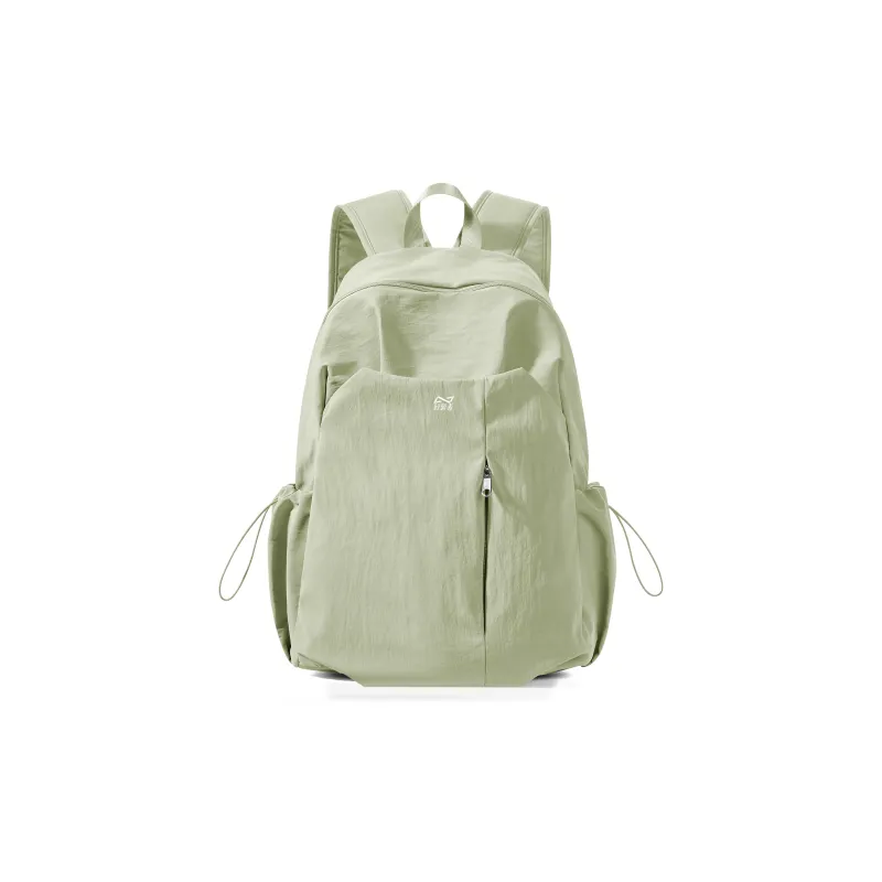 QING QI ZHE Washed Fabric Backpack Regular Unisex Multicolor-1