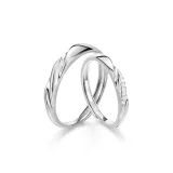999 Sterling Silver - Couple Rings