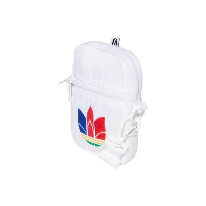Adidas Originals Polyester Crossbody Bag Regular Unisex White-3