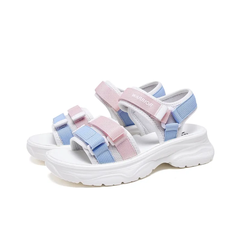 WARRIOR Beach Sandals Women's White, Blue, Pink, Black, Beige-2