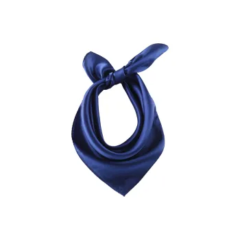 Hang Silk Road 100% Mulberry Silk Silk Scarves Unisex Blue
