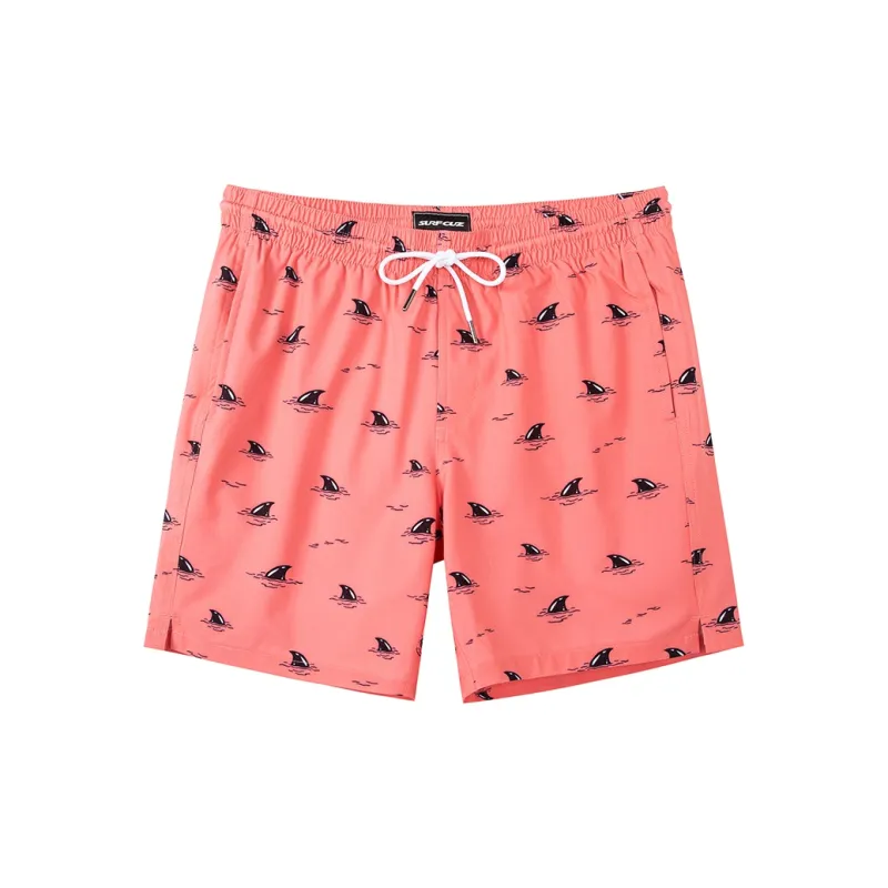 SURFCUZ Beach Shorts Men Orange Red-1