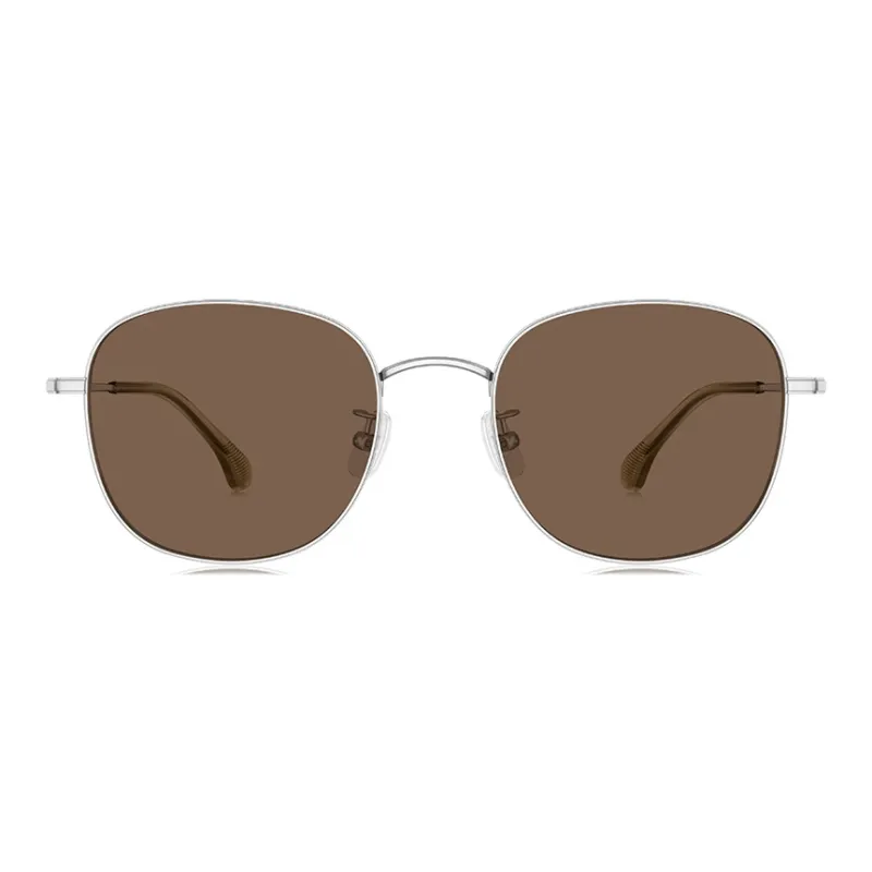 PARIM Alloy Aviator Sunglasses Unisex White, Rose Gold, Light Gold-1