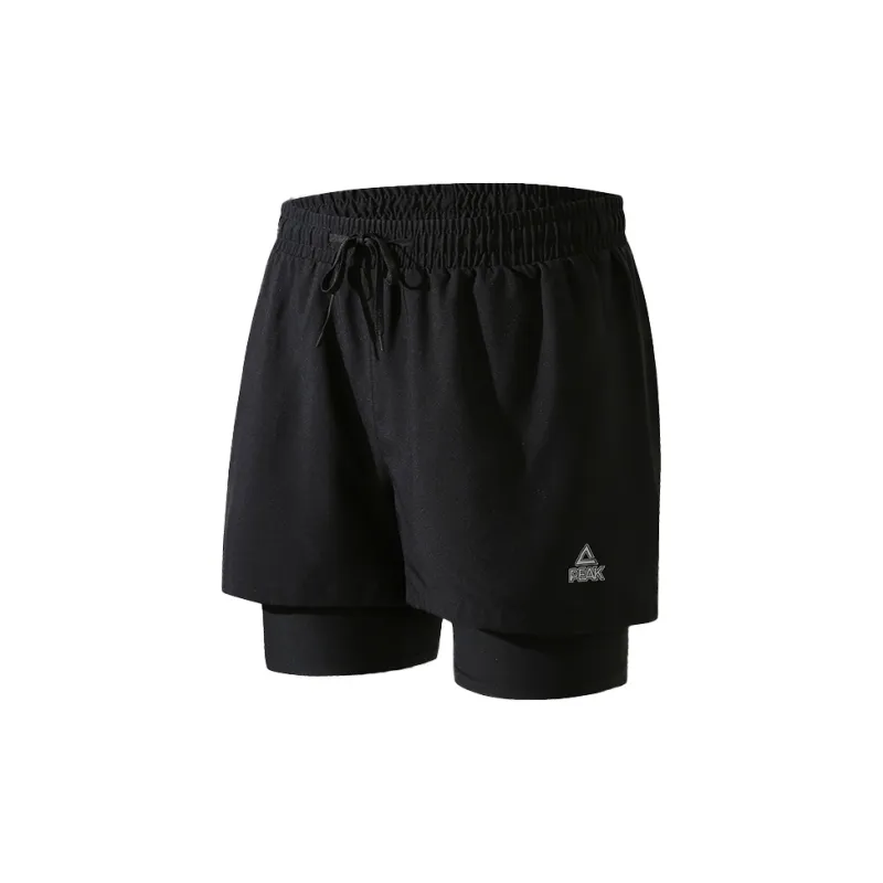 PEAK Swimming Sets Polyester Beach Pool Hot Spring Casual Vacation Travel Plus Size Unisex Black-0