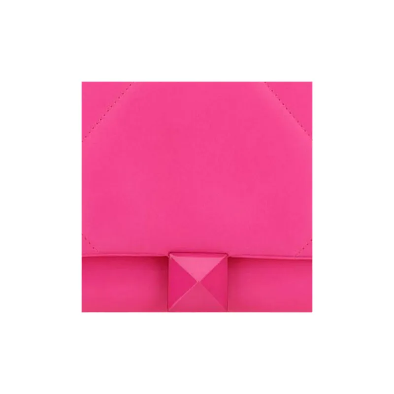 Valentino Sheepskin Clutch Large Size Women's Pink-5
