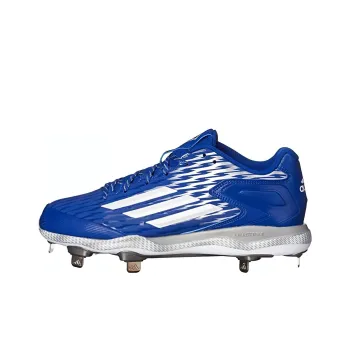 Adidas PowerAlley Low Metal Baseball Cleats 'Blue'
