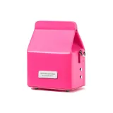Neon Pink Square Pendant Logo