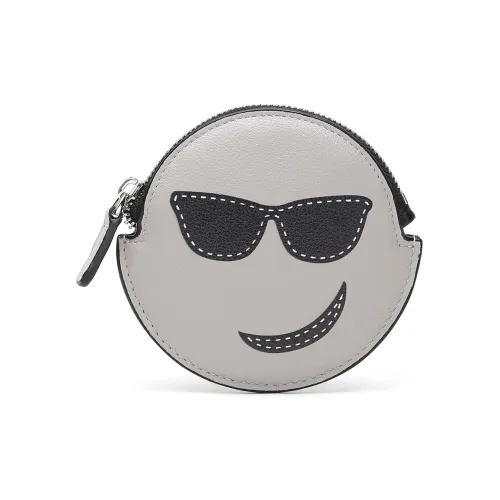 Satchi Cow Leather Small Key Bag Small Size Men's Gray