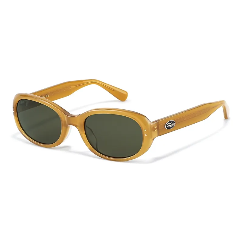 Fakeme Plate Frame Oval Sunglasses Unisex-5
