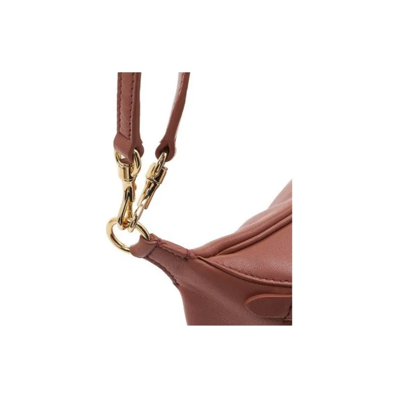 JIL SANDER Sheepskin Shoulder Bag, Crossbody Bag, Handbag, Fanny Pack Women's Rosewood Brown-5