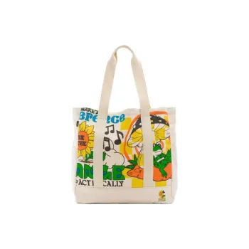 Vans Cotton Canvas Canvas Bag Tote Bag Shopping Bag Shoulder Bag Unisex Multicolor