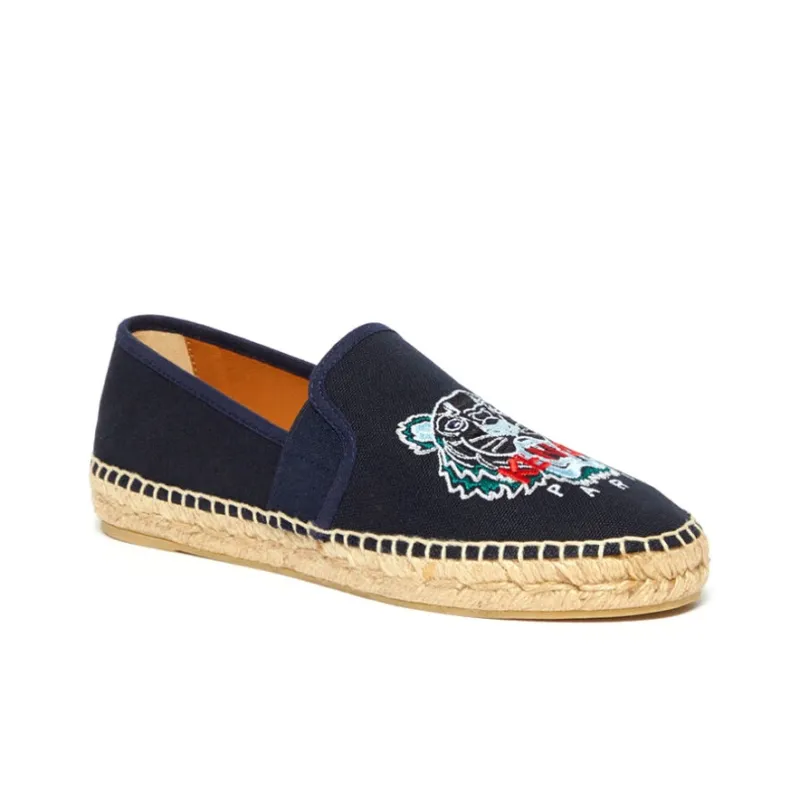 KENZO Tiger Espadrilles Casual Single Shoes Women's Marine Blue-2