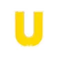 Letter U Wall-Mounted Storage Box (Building Blocks Not Included)