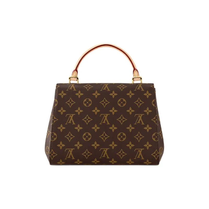 LOUIS VUITTON Cluny Coated Canvas With Leather Trim Shoulder Bag Crossbody Bag Handbag Medium Size Women's Brown-2